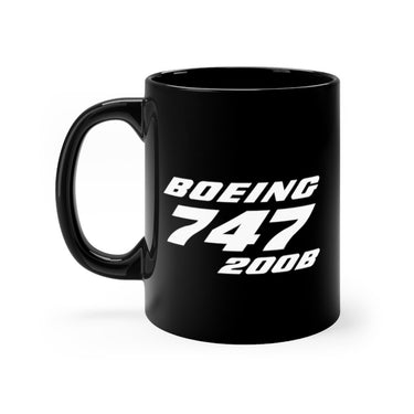BOEING 747 DESIGNED MUG Printify